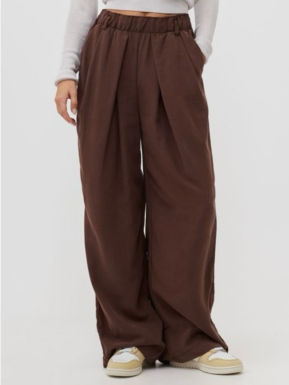 Free People Nothin to Say Pleated Pants